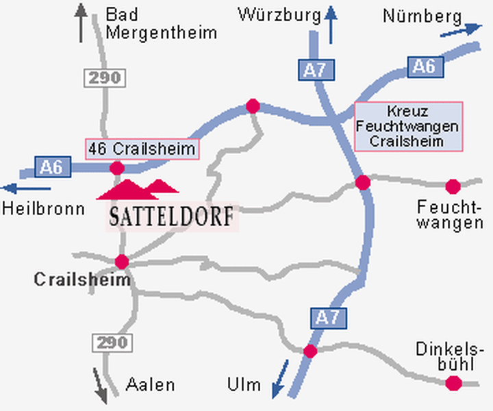 Lageplan Satteldorf